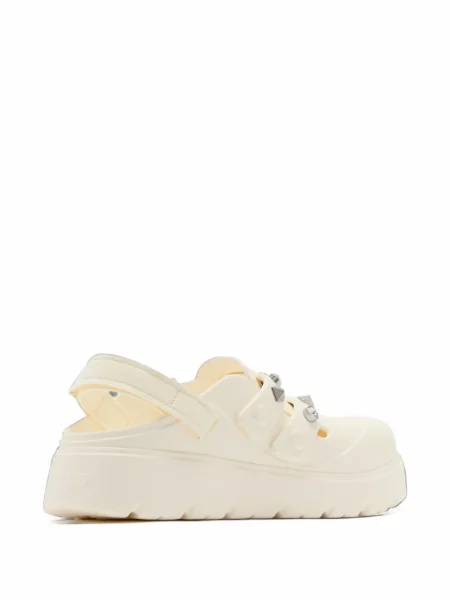 Papuci tip mules Crocs alb