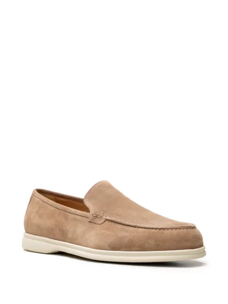 Pantofi loafer Chuckies din piele de căprioară