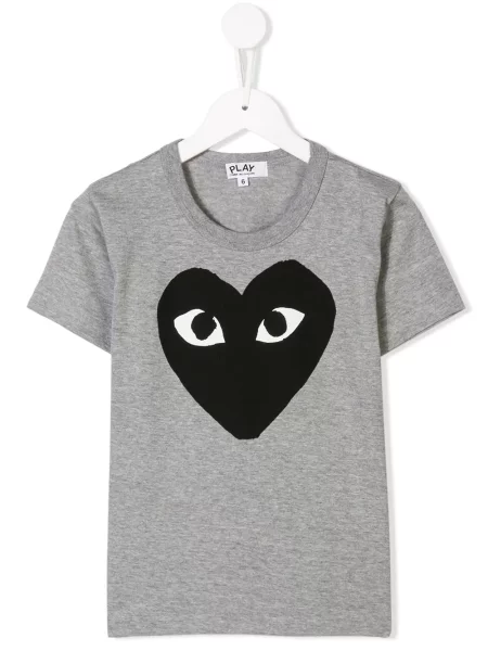 Koszulka dziecięca Comme Des Garcons Play szara