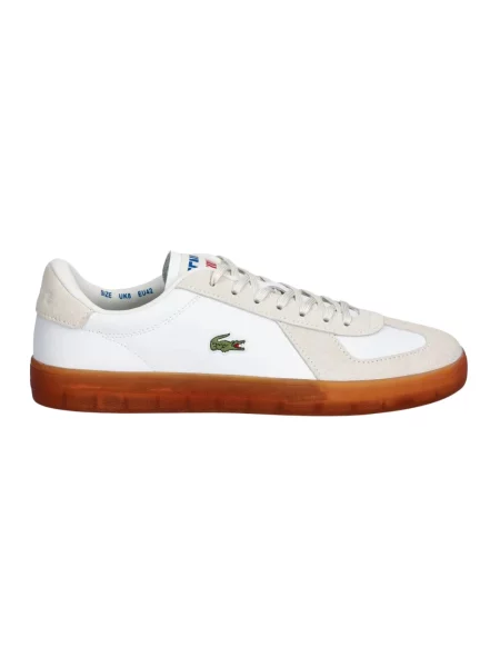 Sneakersy Lacoste skórzane białe