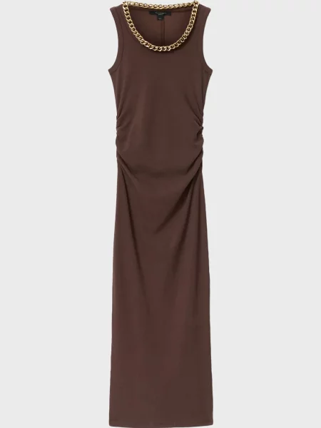 Сукня Allsaints коричнева