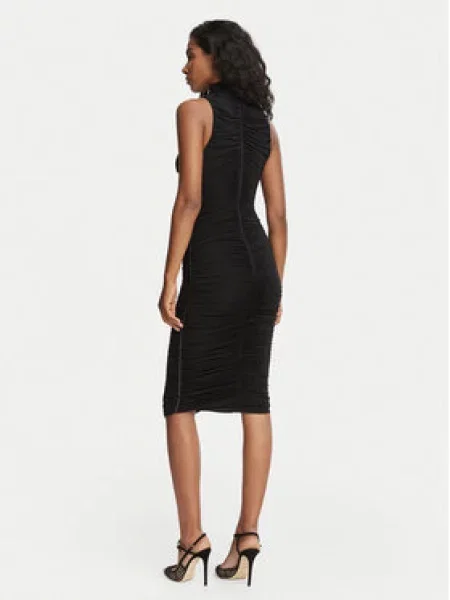 Elisabetta Franchi Koktélruha Fitted Fit fekete