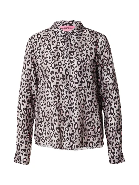 PRINCESS GOES HOLLYWOOD Bluza siva / pastelno roza črna