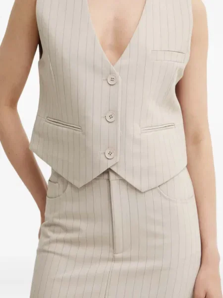 Vestă Gestuz cu dungi