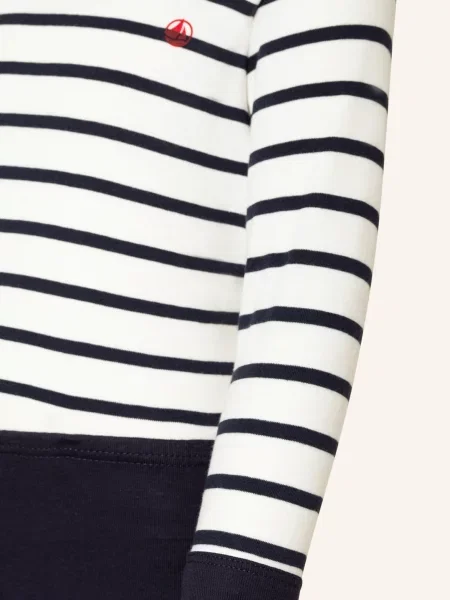 Petit Bateau Pyžamo tmavě modrá bílá
