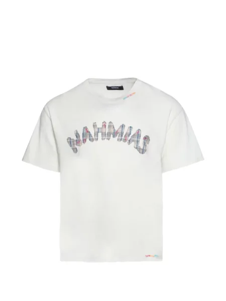 Tricou Nahmias cu aplicații alb