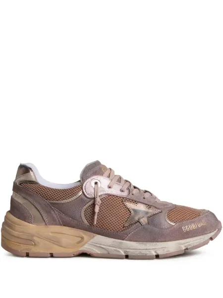 Sneakerși Golden Goose din piele de căprioară violet