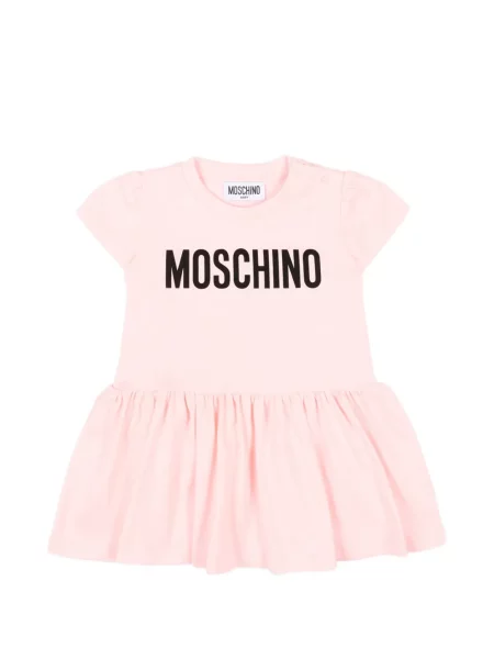 Sukienka dziecięca Moschino różowa