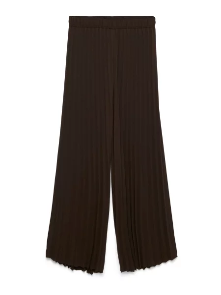 Vero Moda Tall Pantaloni VMYOLA închis maro