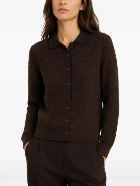 Cardigan Retori tricotate maro