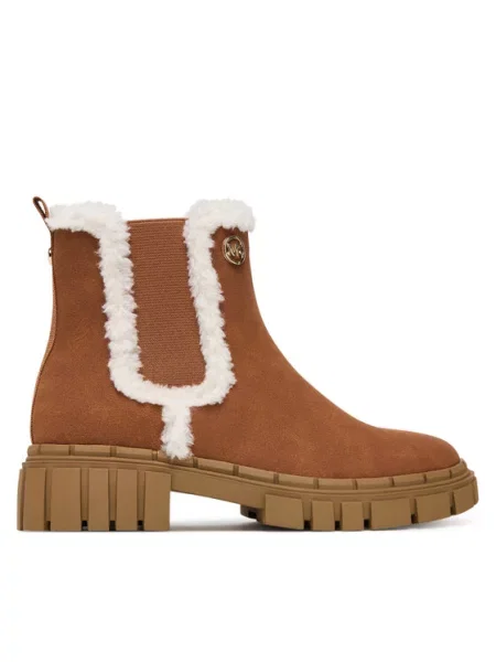 MICHAEL Michael Kors Čizme Smeđa bijela