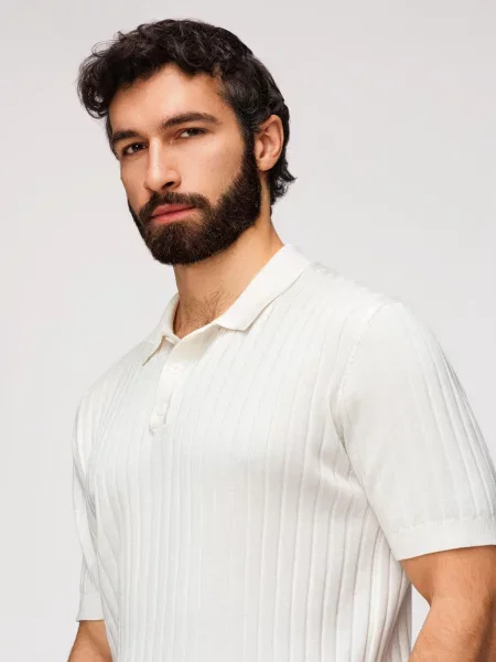 Polo majica Ombre bijela