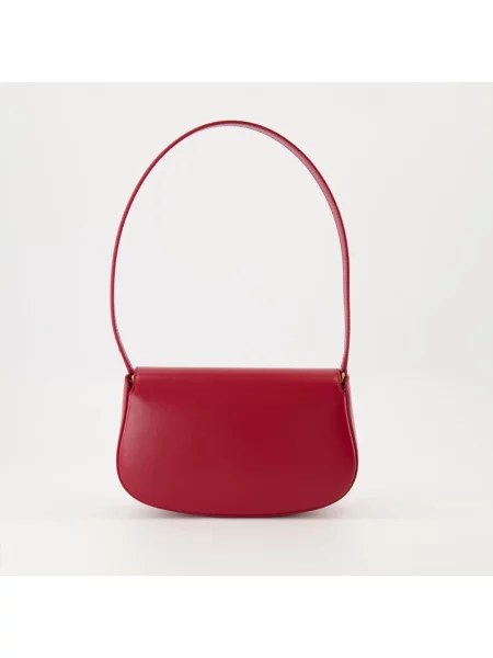 Torebka Saint Laurent skórzana czerwona