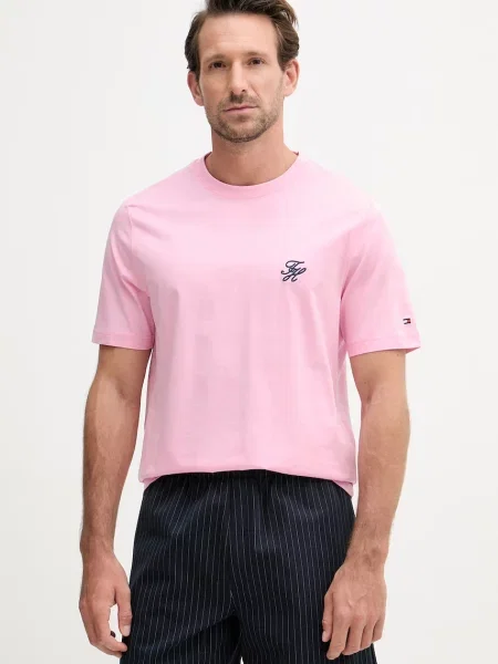 Tommy Hilfiger T-shirt basic SUMMER różowa