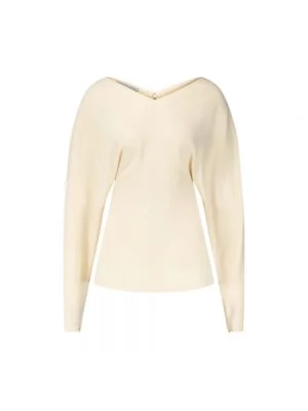 Bluzka Stella Mccartney elegancka beżowa