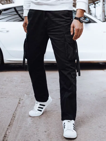 Pantaloni cargo Dstreet negru