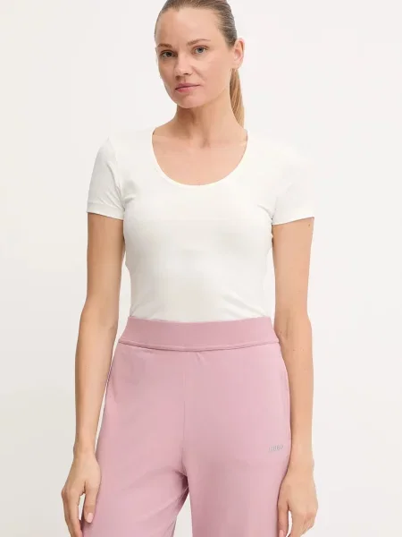 HUGO Kratka majica TWIN T-SHIRT RN roza