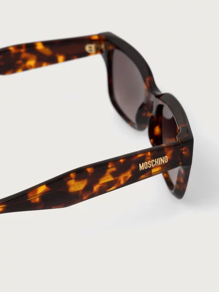Moschino okulary przeciwsłoneczne brązowe