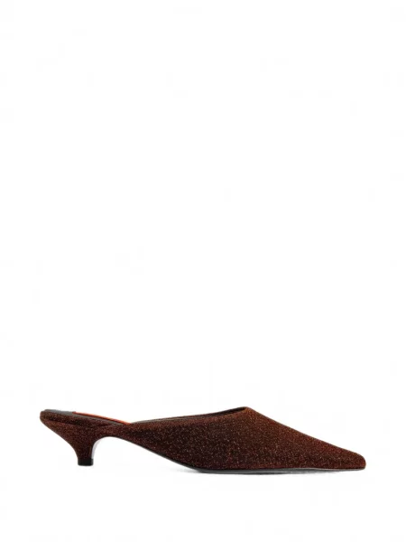 Papuci tip mules Simon Miller maro