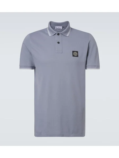 Polo Stone Island cu strasuri gri
