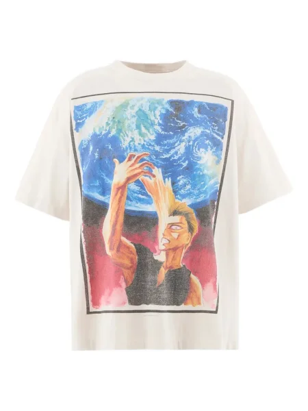 Tricou Saint Mxxxxxx cu imagine alb