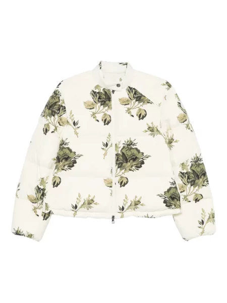 Geacă cu puf Moncler alb