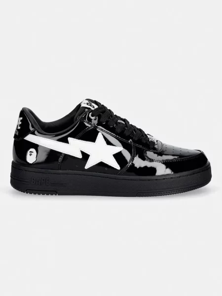 Кожаные кроссовки A Bathing Ape