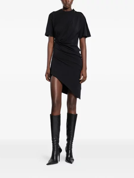 Rochie Mugler asimetrică negru