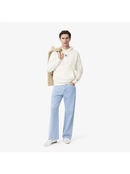 Lacoste Bluza Z Nadrukiem biała