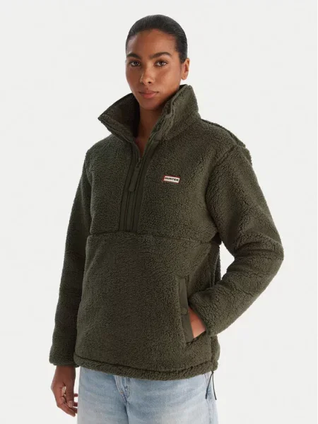 Флисовая толстовка Hunter зеленая