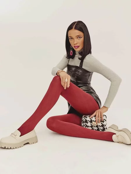 Женские колготки с высокой посадкой GABRIELLAELENA чорні