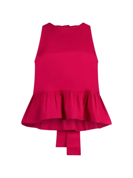 Пеплум топ Liu Jo с панделка розово