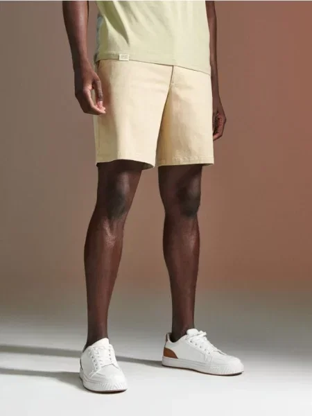 Sinsay Kraťasy chino krémová