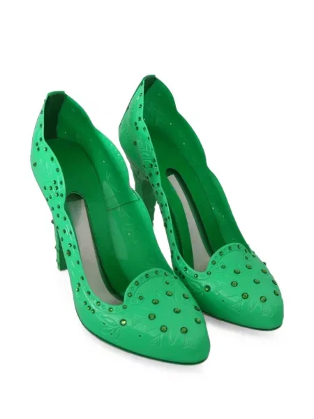 Pantofi cu toc Dolce & Gabbana verde