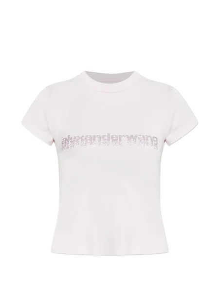 Grafic tricou Alexander Wang alb