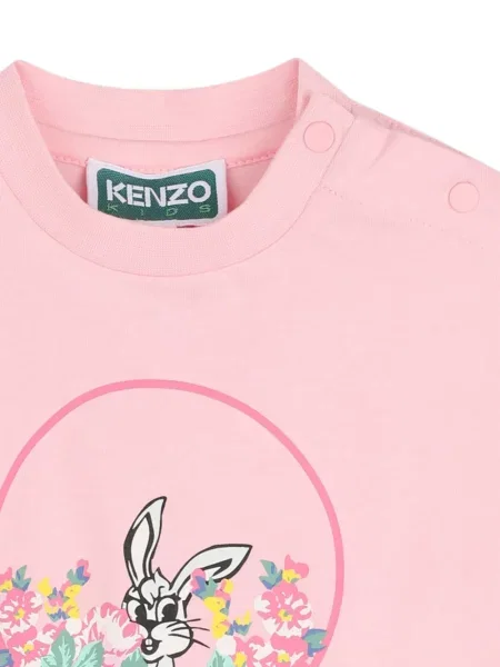 Koszulka dziecięca Kenzo różowa