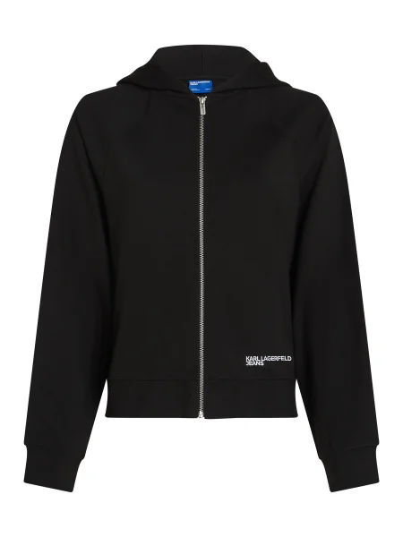 KARL LAGERFELD JEANS Gornji dio trenirke Milano crna bijela