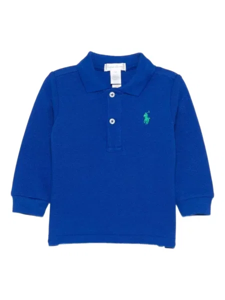 Top dziecięcy Polo Ralph Lauren niebieski