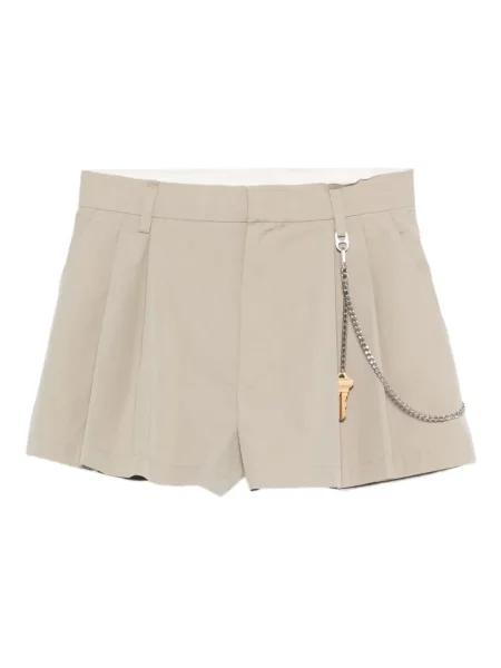 Pantaloni scurți Alexander Wang plisate verde