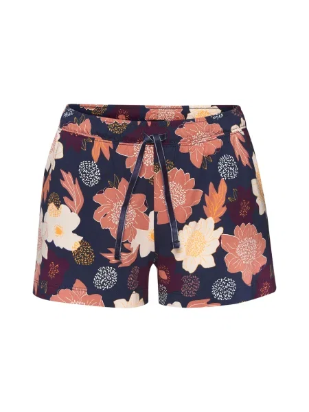 VIVANCE Spodnji del pižame Dreams mornarska / pastelno rumena / oranžna / vijolična rdeče