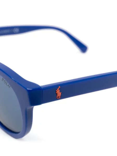 Kulaté sluneční brýle Polo Ralph Lauren modré