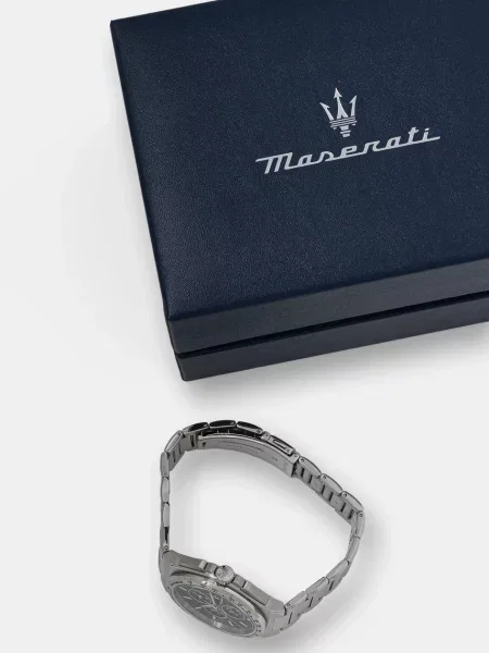 Часы Maserati серебряные