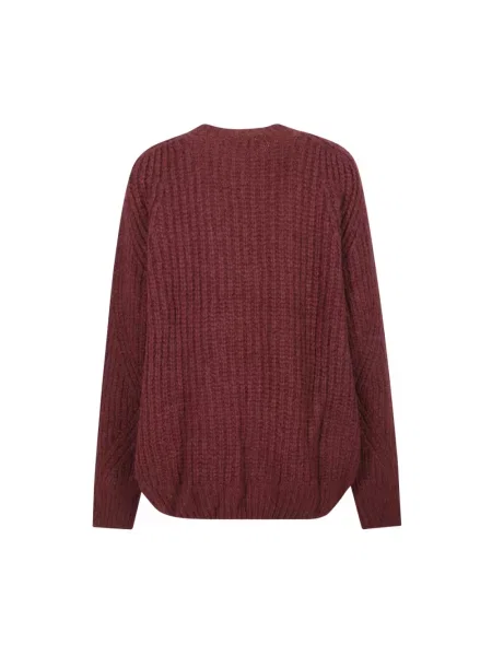 Sweter Rotate Birger Christensen z logo czerwony