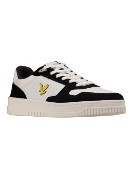 Sneakersy Lyle & Scott skórzane białe