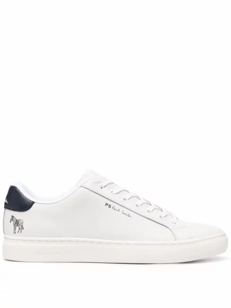 Sneakerși Ps Paul Smith cu model zebră alb