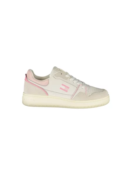Sneakersy Tommy Hilfiger skórzane białe