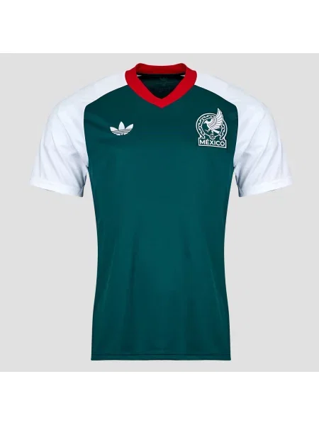 ADIDAS PERFORMANCE Tehnička sportska majica Mexico 26 Away Pre Match kraljevski / bijela zelena
