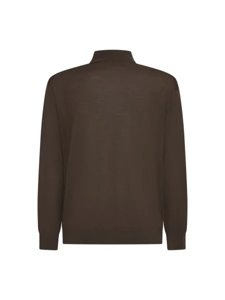 Sweter D4.0 wełniany brązowy