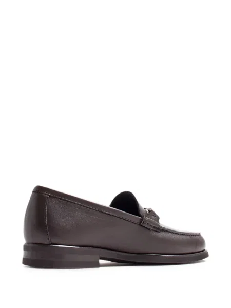 Pantofi loafer Mengloria cu autograf maro