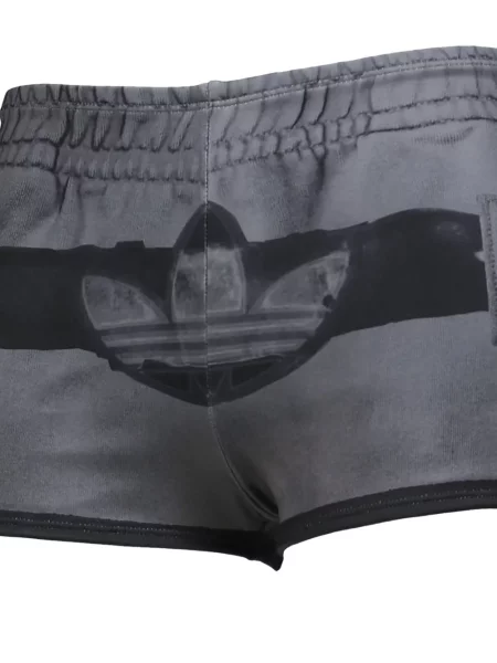 Pantaloni scurți Adidas cu imagine gri
